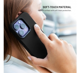 Fixed MagFlow | Back cover | Samsung | Galaxy S26 Ultra | Liquid silicon | Black