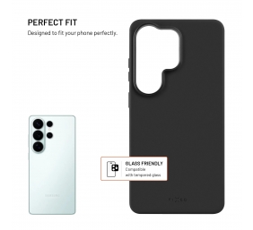 Fixed MagFlow | Back cover | Samsung | Galaxy S26 Ultra | Liquid silicon | Black