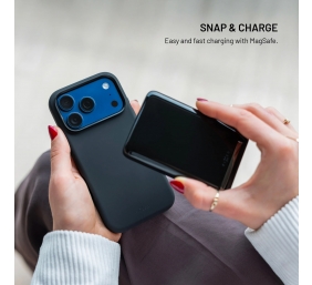 Fixed MagFlow | Back cover | Samsung | Galaxy S26 | Liquid Silicon | Black