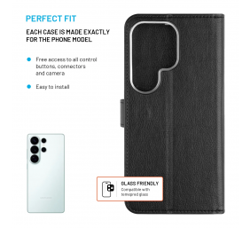 Fixed Opus | Book Case | Samsung | Galaxy S26 Ultra | Synthetic leather | Black
