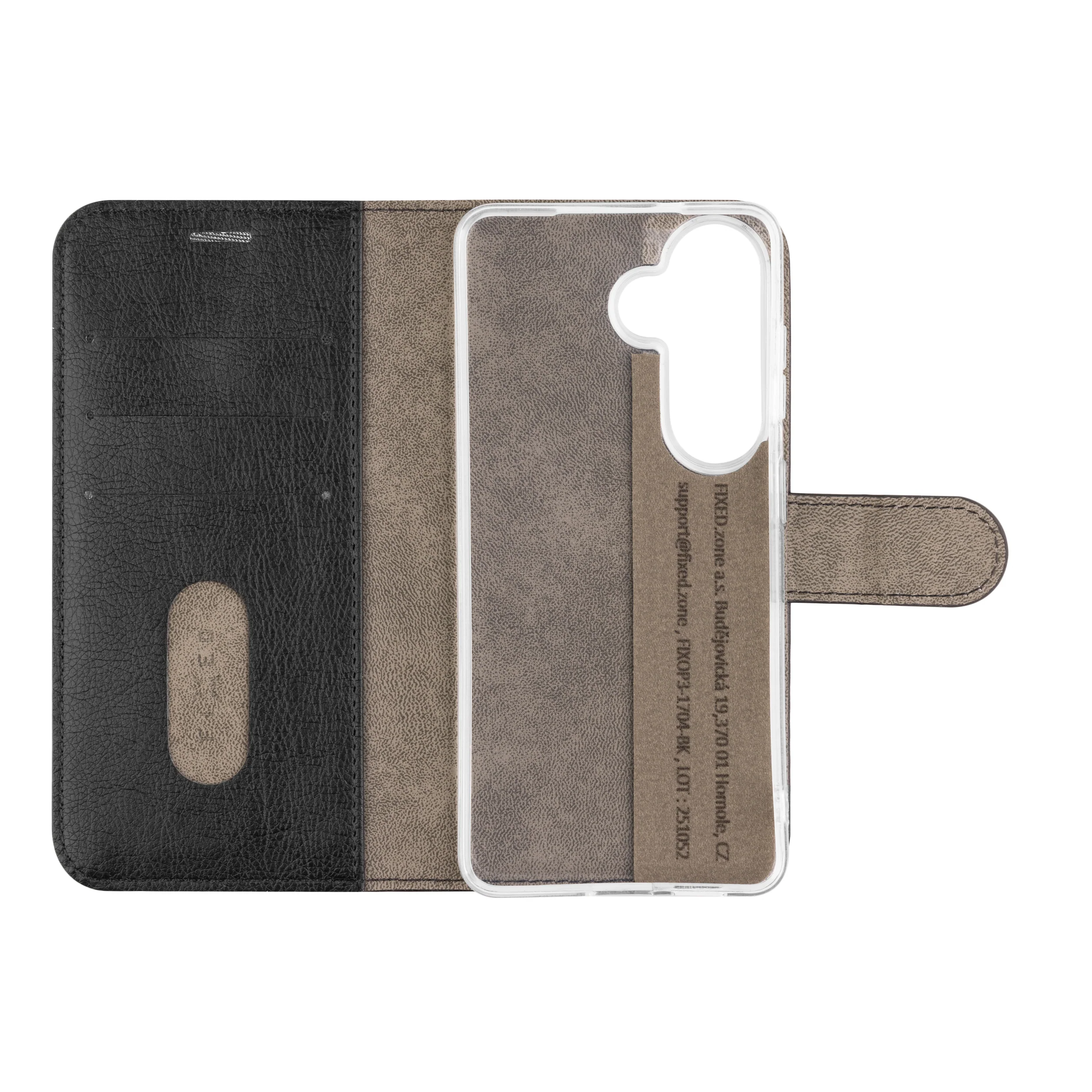 Fixed Opus | Book Case | Samsung | Galaxy S26 | Leather | Black