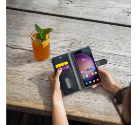 Fixed Opus | Book Case | Samsung | Galaxy S26 | Leather | Black