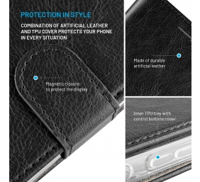 Fixed Opus | Book Case | Samsung | Galaxy S26+ | Synthetic leather | Black