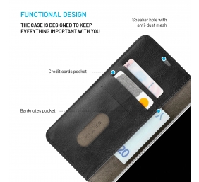 Fixed Opus | Book Case | Samsung | Galaxy S26+ | Synthetic leather | Black