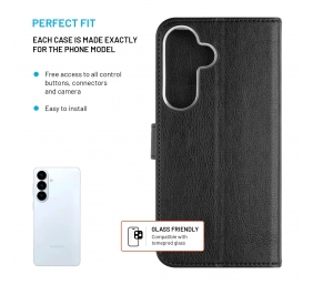 Fixed Opus | Book Case | Samsung | Galaxy S26+ | Synthetic leather | Black