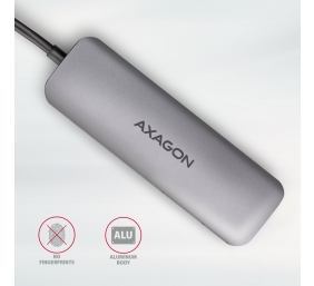 AXAGON SuperSpeed USB-C COMBO 5in1 hub | HMC-HCR3A