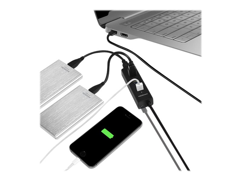 AXAGON USB3.0 Charging  hub | HUE-S2BL