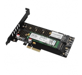 AXAGON PCEM2-DC PCIe NVMe+SATA M.2 adapter