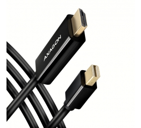 AXAGON MINI DP to HDMI cable, 1.8 m, 4K/30Hz | RVDM-HI14C2 | 1.8 m