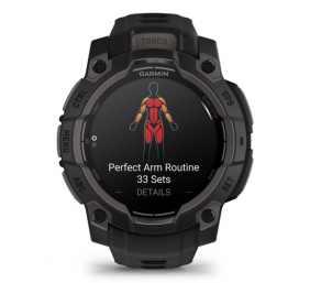 Garmin Instinct 3 Išmanusis laikrodis 45 mm AMOLED Black with Black Band