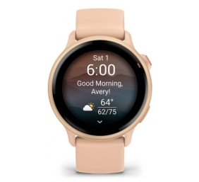 Garmin Vivoactive 6 Išmanusis laikrodis 30.4 Metallic Pink Dawn with Pink Dawn Band