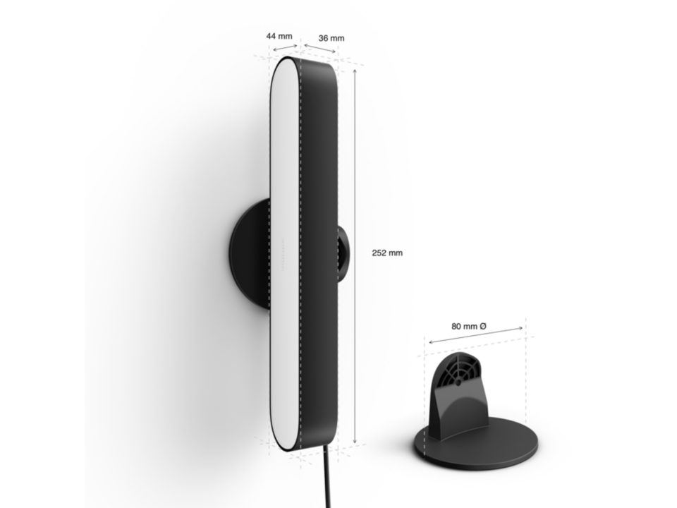 Philips Hue | COL Play Light Bar Extension, Black | 42 W | 2000-6500 Hue White Color Ambiance