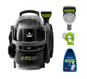 Bissell | SpotClean Pet Pro Plus Cleaner | 37252 | Corded operating | 750 W | Black/Titanium | 24 month(s)