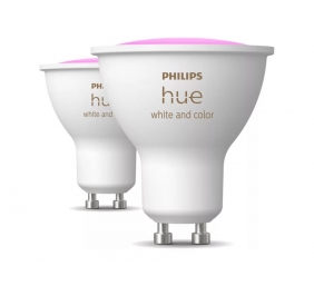 Philips Hue Smart Spotlight, 2pcs pack | GU10 | 4.2 W | Warm to cool white and color