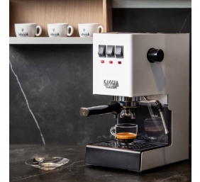 Gaggia | Coffee Maker | RI9481/13 Classic E24 | Pump pressure 15 bar | Built-in milk frother | Semi-automatic | Polar White