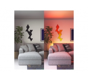 Nanoleaf Shapes Black Mini Triangles Expansion Pack (10 panels)