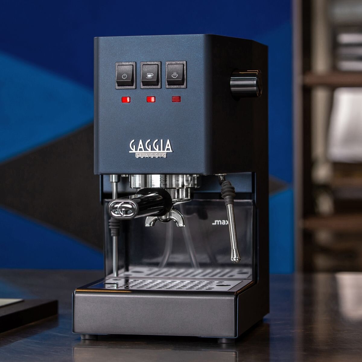 Gaggia Coffee Maker | RI9481/15 Classic E24 | Pump pressure 15 bar | Built-in milk frother | Semi-automatic | Classic Blue