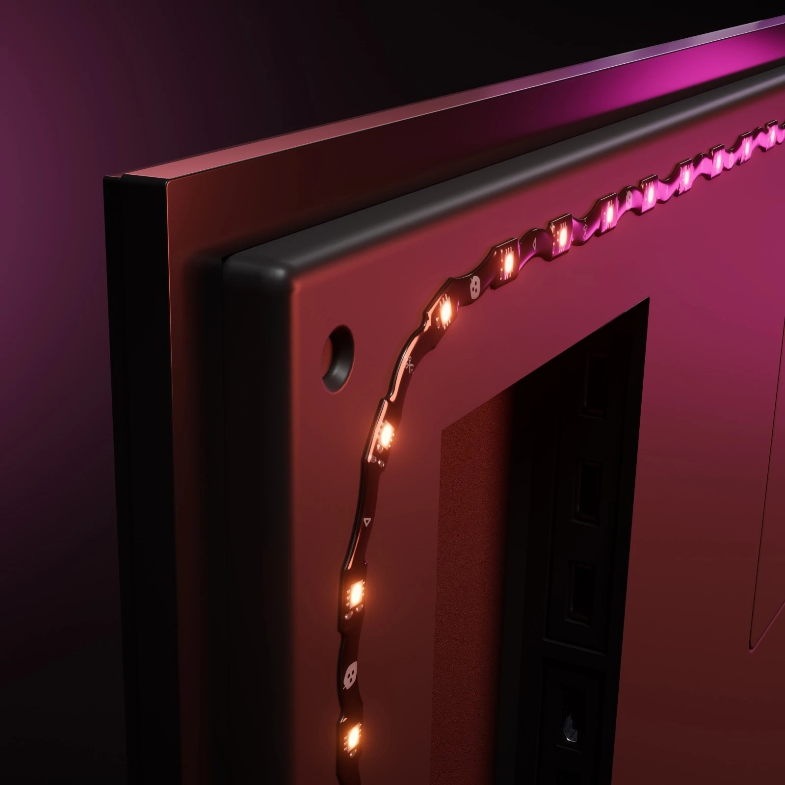 Nanoleaf 4D V2 TV Screen Mirror + Light Strips Kit (for TV & Monitor up to 65'') | 24 W | Multicolor RGB