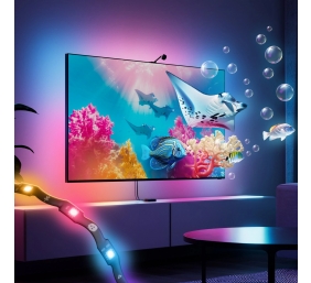 Nanoleaf 4D V2 TV Screen Mirror + Light Strips Kit (for TV & Monitor up to 65'') | 24 W | Multicolor RGB