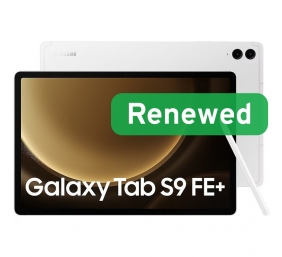 Samsung Renewed Grade A | Samsung Galaxy Tab S9 FE+ | Silver | TFT Display | 128 GB | Wi-Fi | Android
