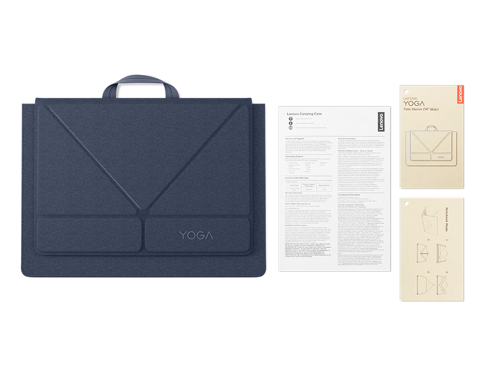 Lenovo Yoga Tote Sleeve | Fits up to size 14 " | Sleeve | Blue