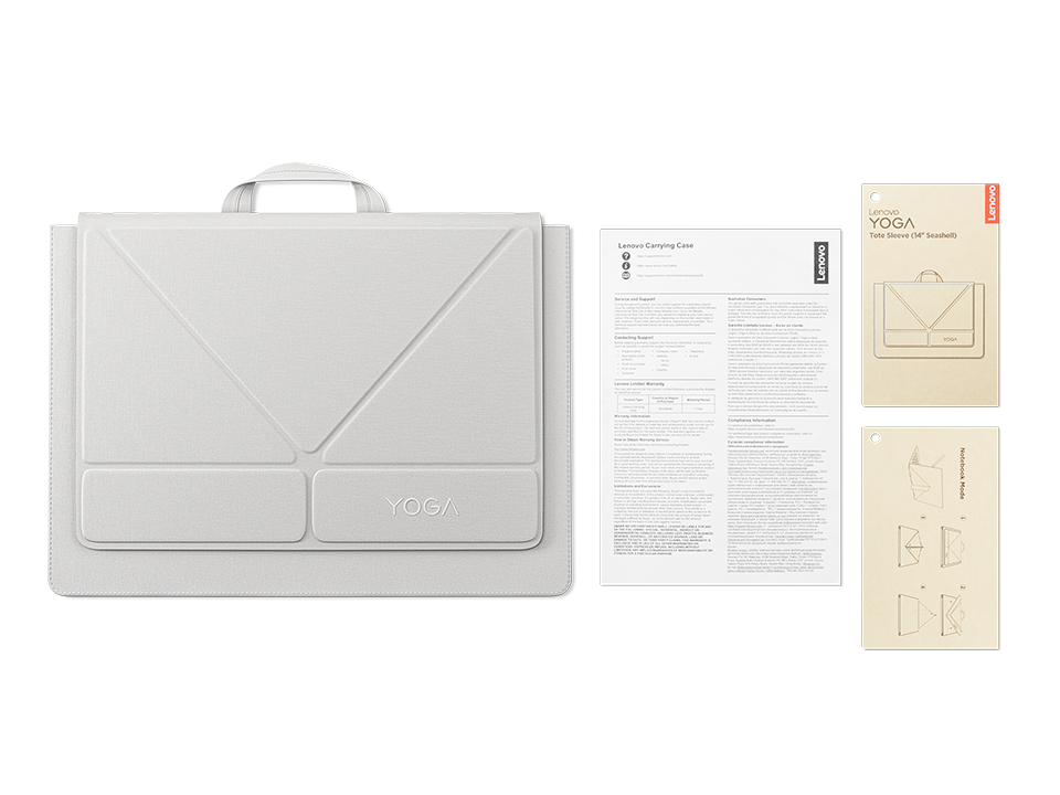 Lenovo Yoga Tote Sleeve | Fits up to size 14 " | Sleeve | Seashell