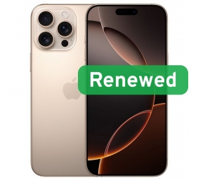 Apple Renew Grade A++ | Apple iPhone 16 Pro | Desert Titanium | 6.3 " | Super Retina XDR OLED | 128 GB | 5G | iOS