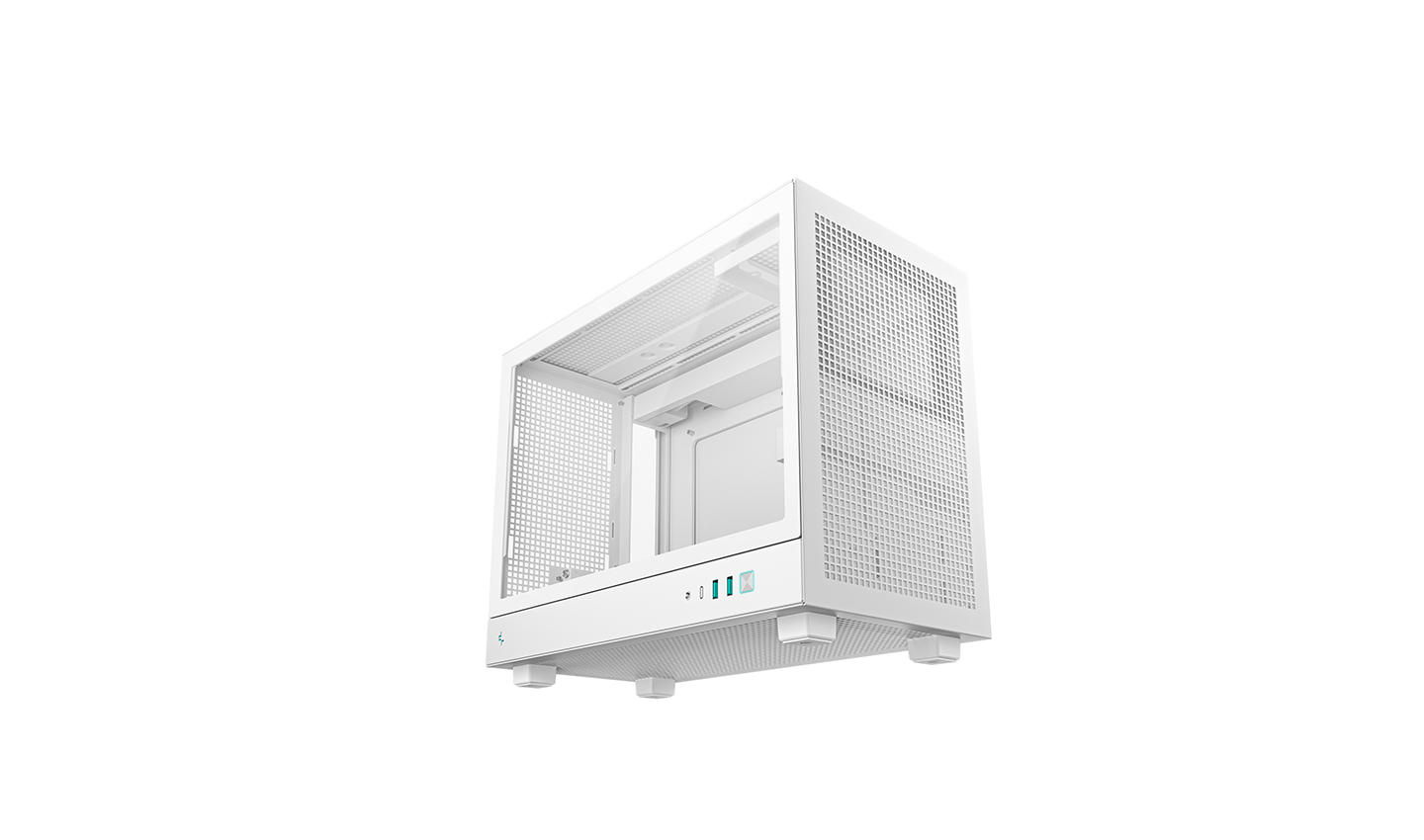 Deepcool Case | CH160 PLUS WH | White | Micro ATX | Power supply included No