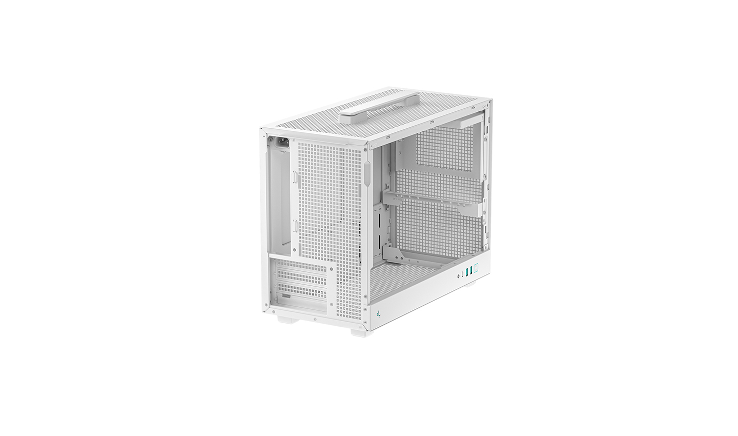 Deepcool Case | CH160 PLUS WH | White | Micro ATX | Power supply included No