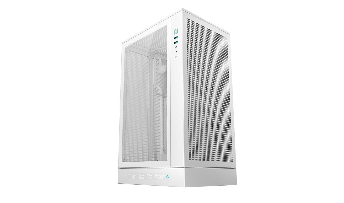 Deepcool Case | CH270 DIGITAL WH | White | Mini Tower | Power supply included No