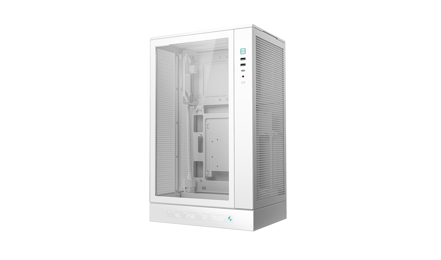 Deepcool Case | CH270 DIGITAL WH | White | Mini Tower | Power supply included No