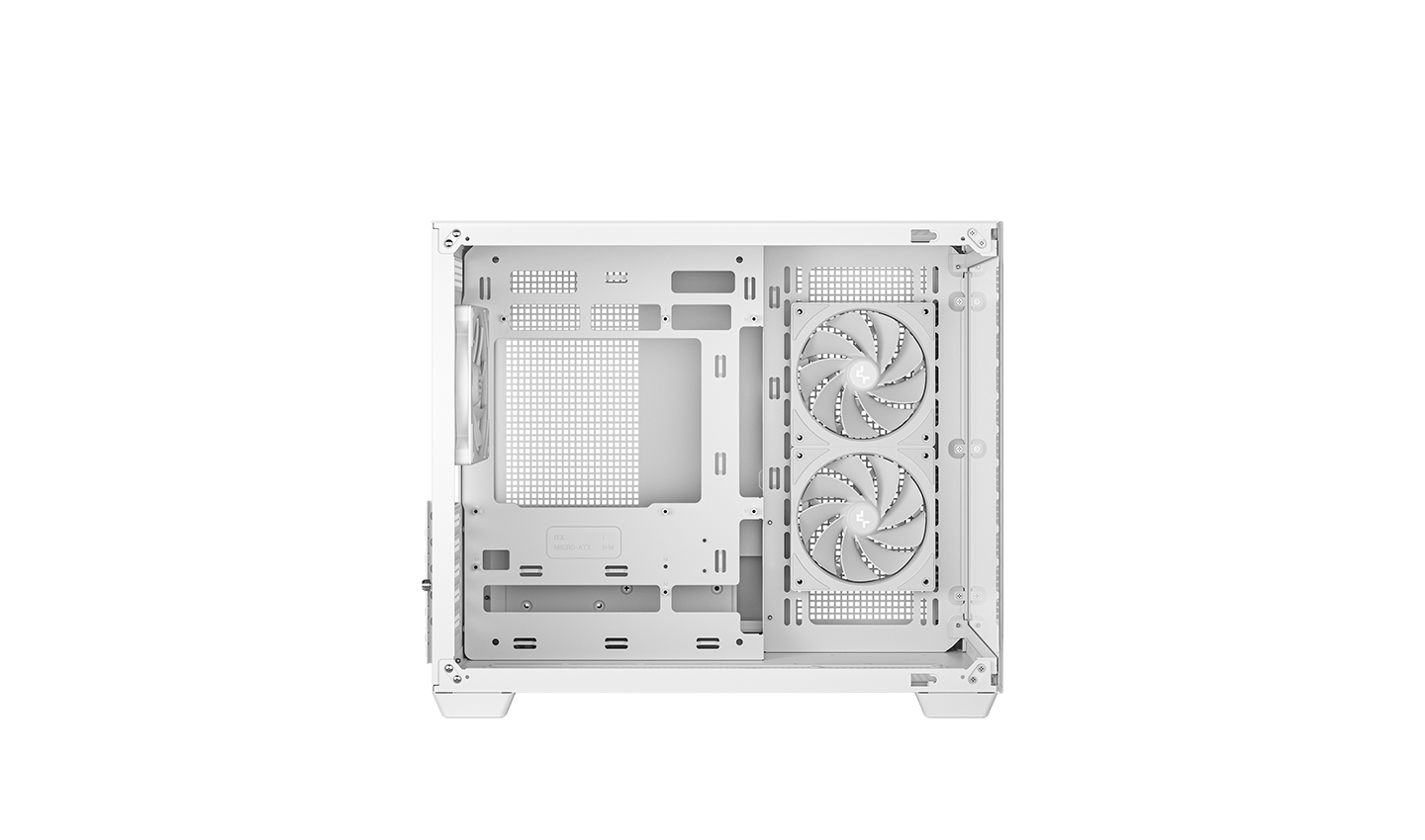 Deepcool Case | CG330 3F WH | White | Micro ATX | Power supply included No