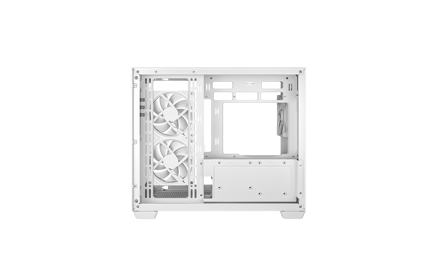 Deepcool Case | CG330 3F WH | White | Micro ATX | Power supply included No