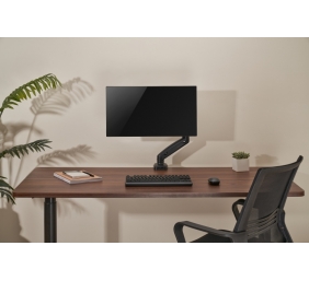 Up Up Premium Single Screen Monitoriaus laikiklis 17-32'', VESA 75x75, 100x100, Matinė juoda