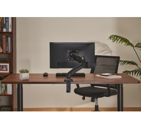 Up Up Premium Single Screen Monitoriaus laikiklis 17-32'', VESA 75x75, 100x100, Matinė juoda