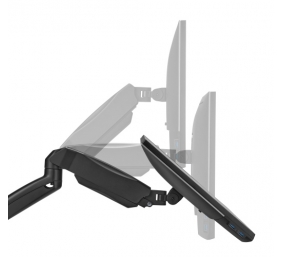 Up Up Premium Single Screen Monitoriaus laikiklis 17-32'', VESA 75x75, 100x100, Matinė juoda