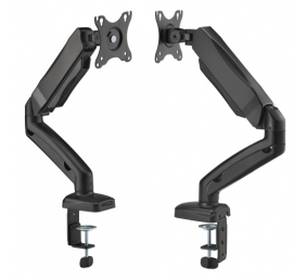 Up Up Premium Single Screen Monitoriaus laikiklis 17-32'', VESA 75x75, 100x100, Matinė juoda