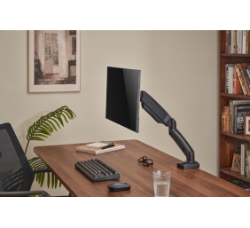 Up Up Premium Single Screen Monitoriaus laikiklis 17-32'', VESA 75x75, 100x100, Matinė juoda