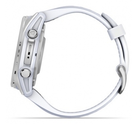 Garmin Fenix 8 Išmanusis laikrodis 43 mm AMOLED Silver with Whitestone silicone band