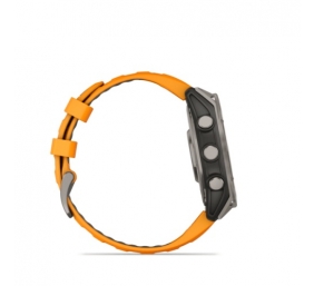 Garmin Fenix 8 Išmanusis laikrodis 47 mm AMOLED Sapphire,Titanium,Spark orange/Graphite sil. band