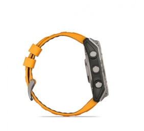 Garmin Fenix 8 Išmanusis laikrodis 51 mm AMOLED Sapphire,Titanium,Spark orange/Graphite sil. band
