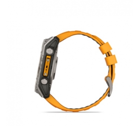 Garmin Fenix 8 Išmanusis laikrodis 51 mm AMOLED Sapphire,Titanium,Spark orange/Graphite sil. band