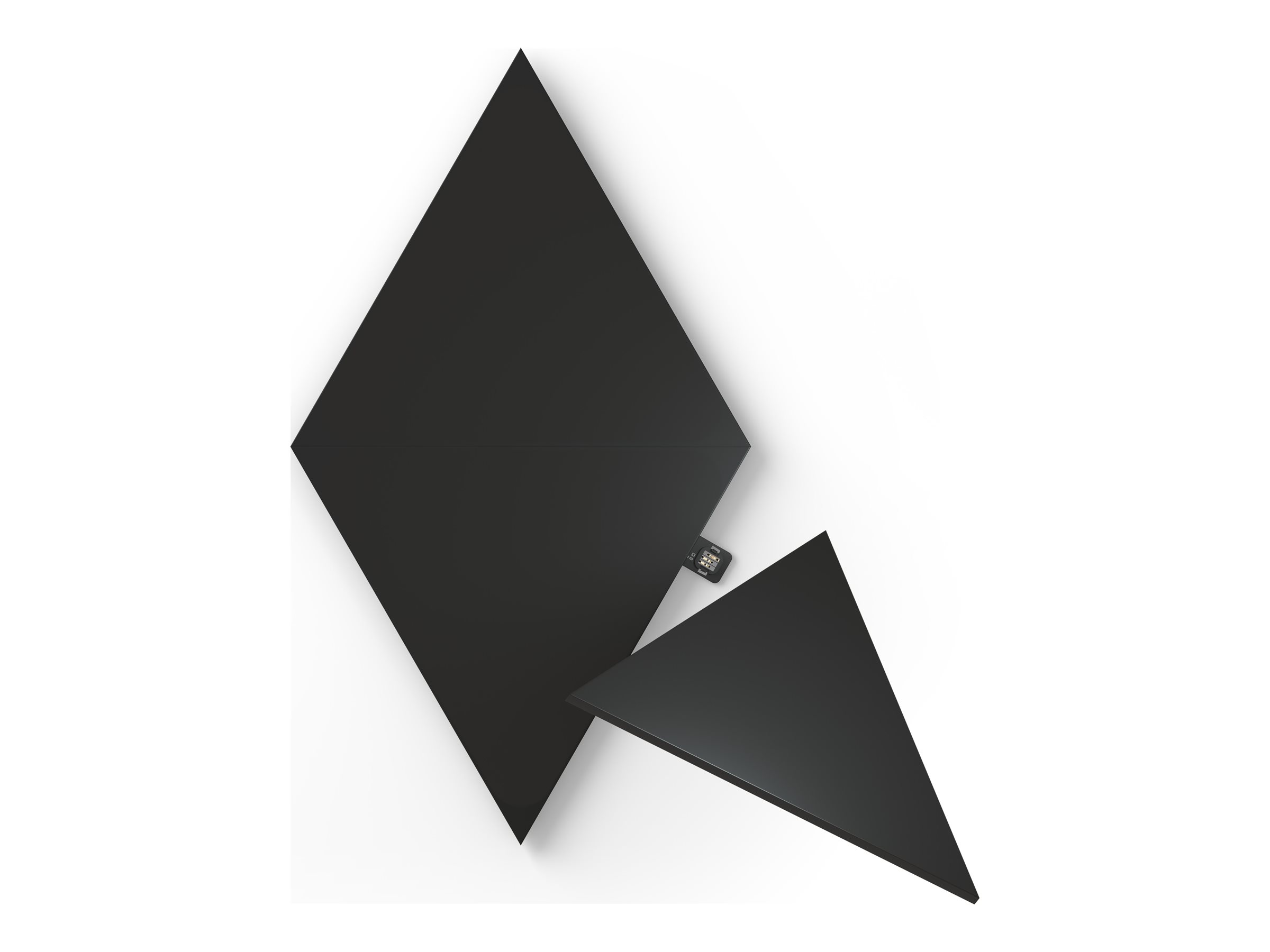 Nanoleaf | Shapes Black Triangles Expansion Pack (3 panels) | 42 W | WiFi
