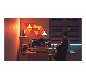Nanoleaf | Shapes Black Triangles Expansion Pack (3 panels) | 42 W | WiFi