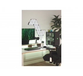 Nanoleaf | Shapes Black Triangles Expansion Pack (3 panels) | 42 W | WiFi