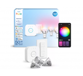 Philips Hue E WCA 345 GU10 3kit SW EU | GU10 | 4.7 W | 16 million colors, White and colored light