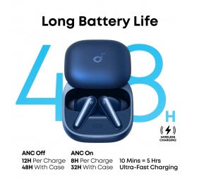 Anker Soundcore Earbuds with Dolby Audio | Liberty 5 | Bluetooth | In-Ear | Microphone | Navy blue | Noise canceling | Wireless