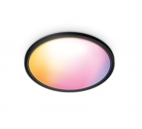 WiZ Smart WiFi SuperSlim Ceiling 545mm, Black | 32 W | 2200-6500 K (RGB)
