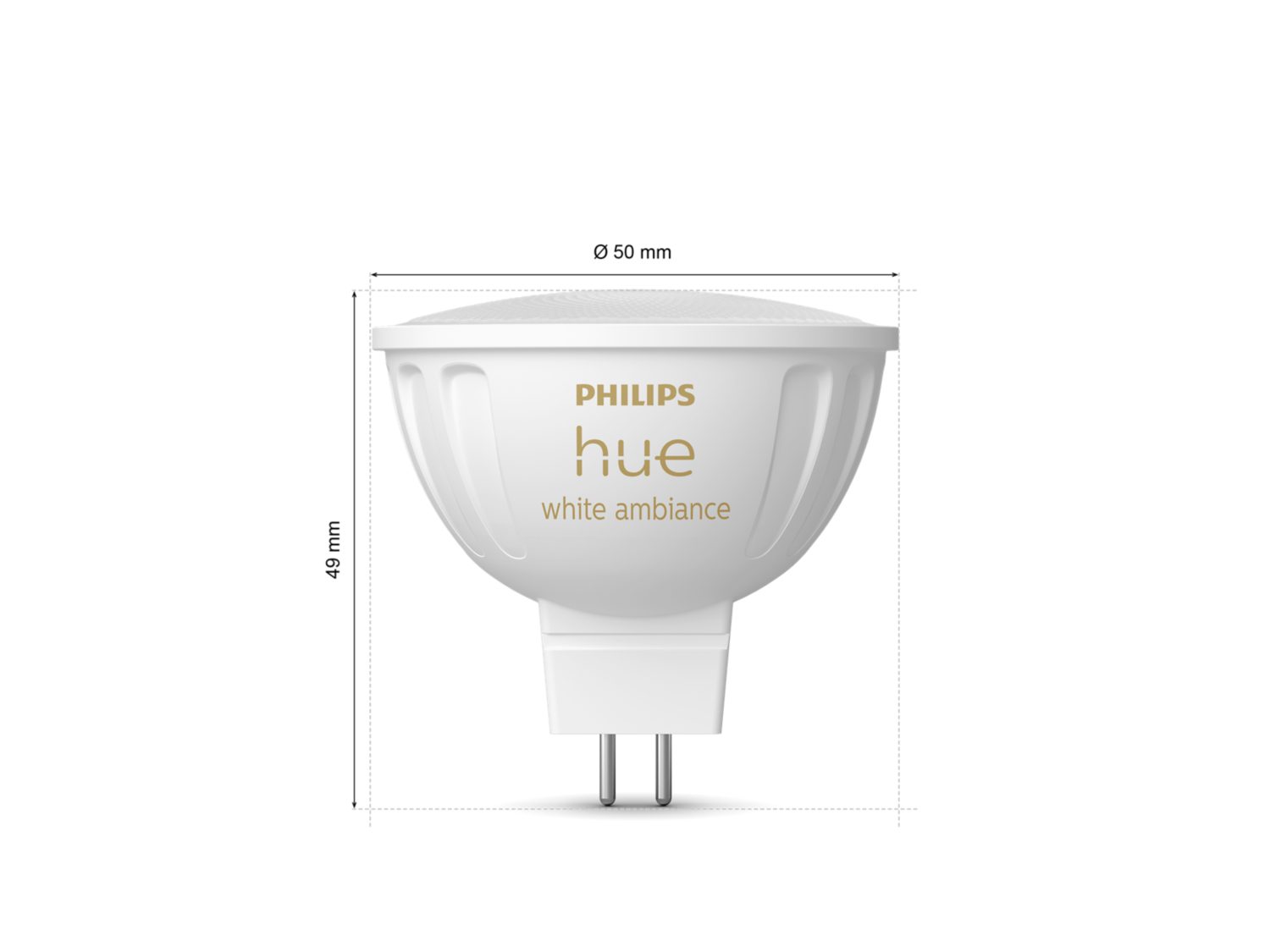 Philips Hue WA 12V MR16 | GU5.3 | 5.1 W | Warm to cool white light