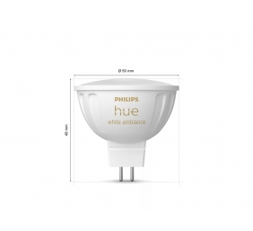 Philips Hue WA 12V MR16, 2pcs pack | GU5.3 | 5.1 W | Warm to cool white light